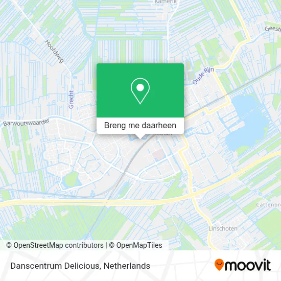Danscentrum Delicious kaart