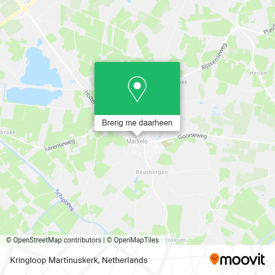 Kringloop Martinuskerk kaart