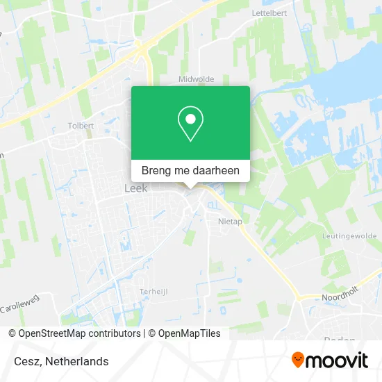 Cesz kaart