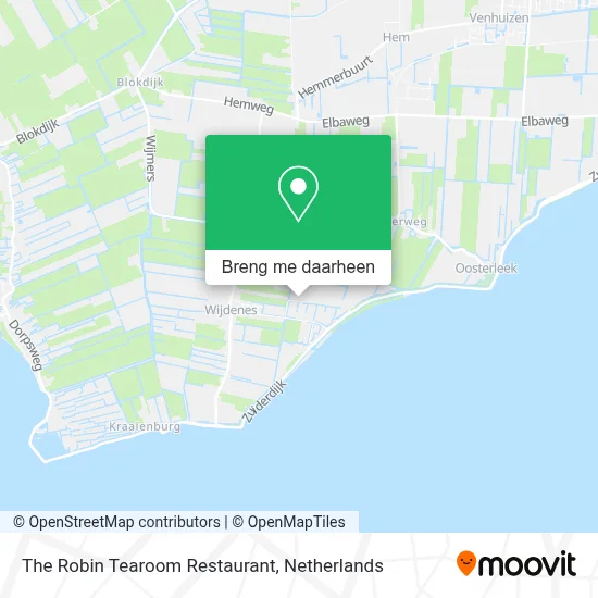 The Robin Tearoom Restaurant kaart