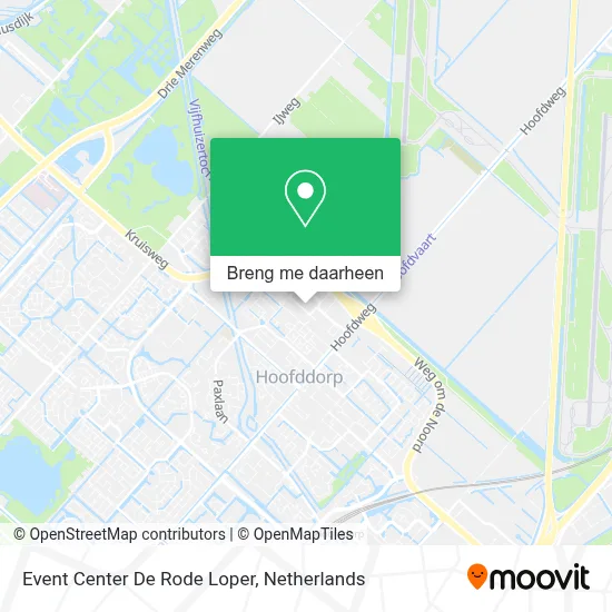 Event Center De Rode Loper kaart