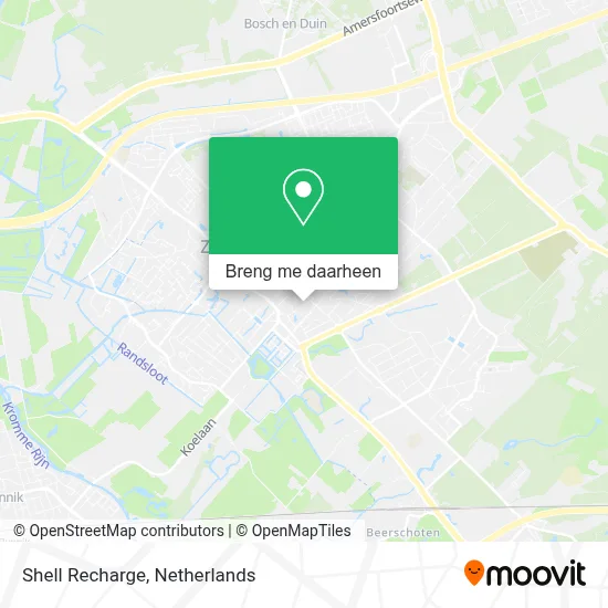 Shell Recharge kaart