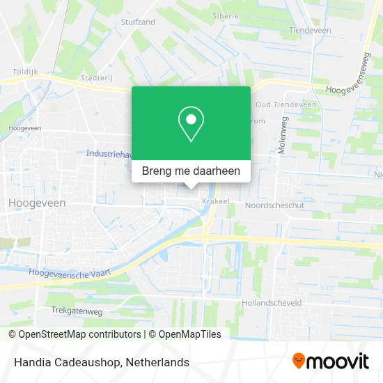 Handia Cadeaushop kaart
