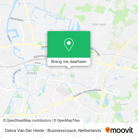 Debra Van Der Heide - Businesscoach kaart