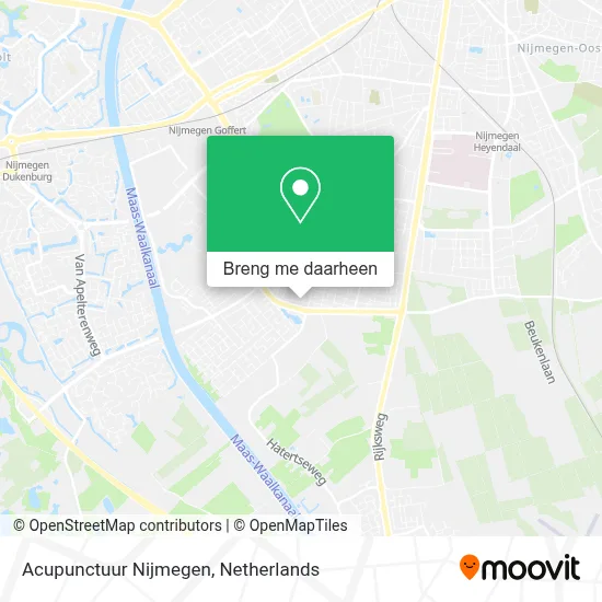 Acupunctuur Nijmegen kaart