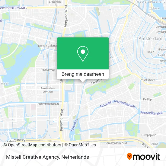 Misteli Creative Agency kaart