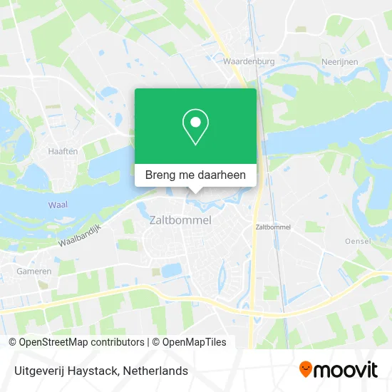 Uitgeverij Haystack kaart
