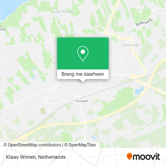 Klaas Wonen kaart