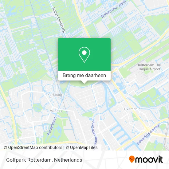 Golfpark Rotterdam kaart