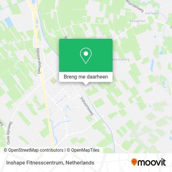 Inshape Fitnesscentrum kaart