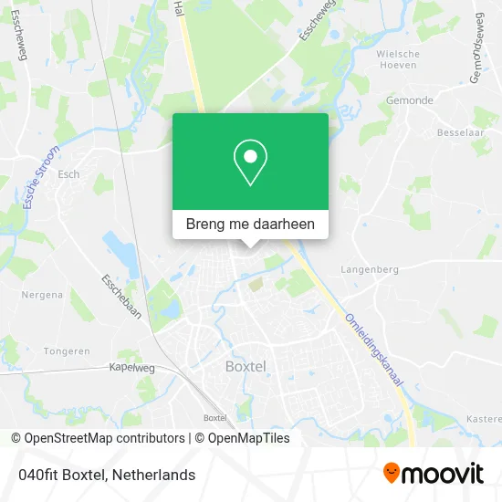 040fit Boxtel kaart