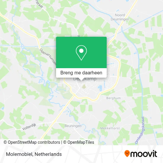 Molemobiel kaart
