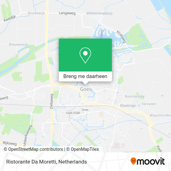 Ristorante Da Moretti kaart