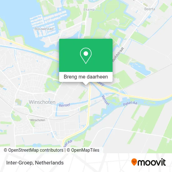 Inter-Groep kaart
