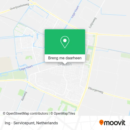Ing - Servicepunt kaart