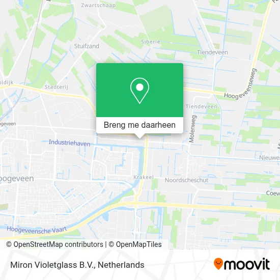 Miron Violetglass B.V. kaart