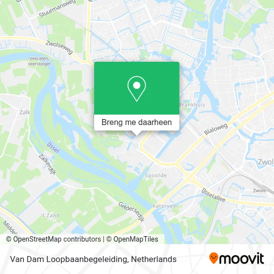 Van Dam Loopbaanbegeleiding kaart