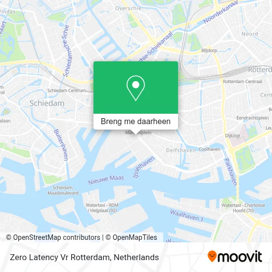 Zero Latency Vr Rotterdam kaart