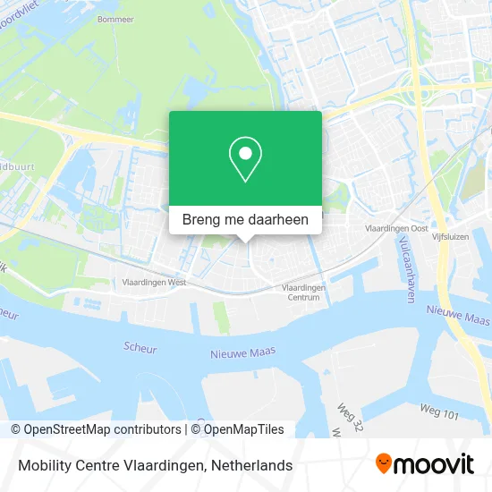 Mobility Centre Vlaardingen kaart