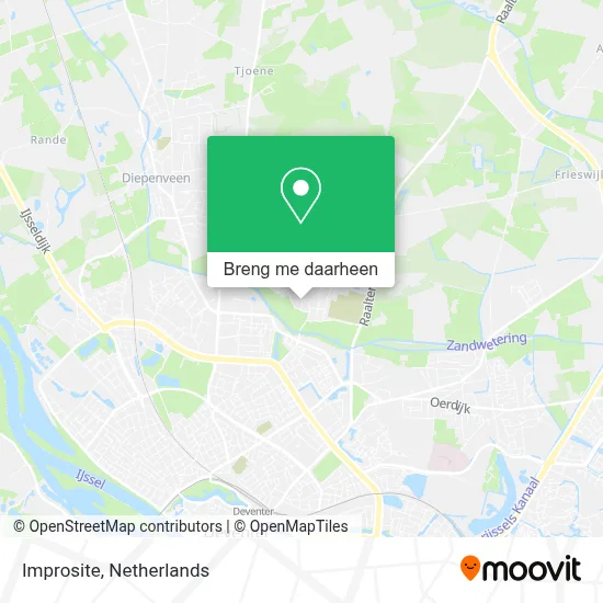 Improsite kaart