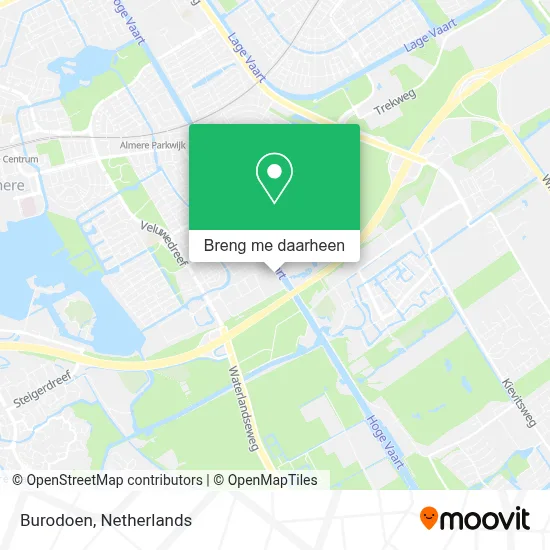 Burodoen kaart