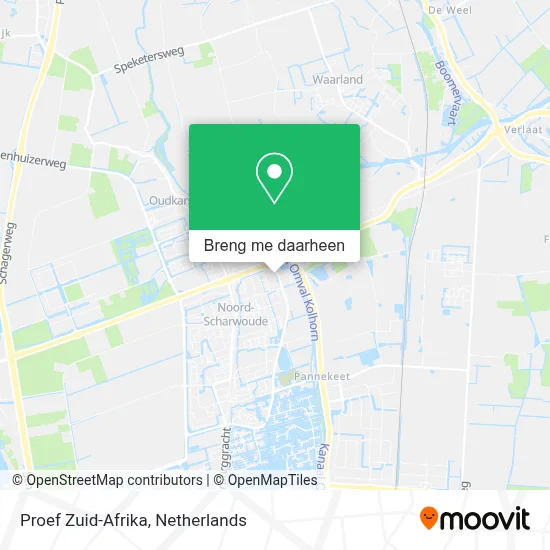 Proef Zuid-Afrika kaart