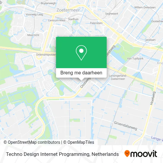 Techno Design Internet Programming kaart
