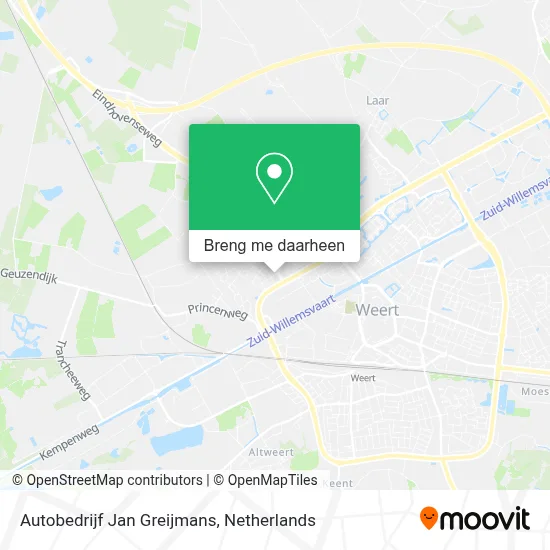 Autobedrijf Jan Greijmans kaart