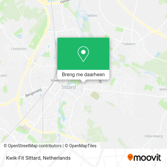 Kwik-Fit Sittard kaart