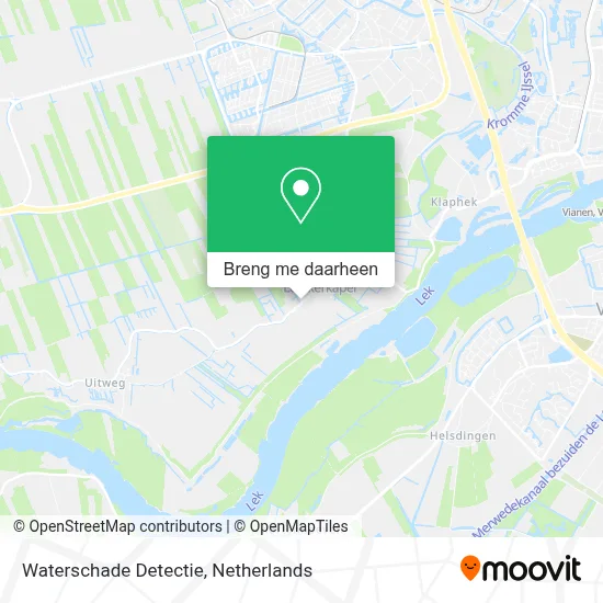 Waterschade Detectie kaart