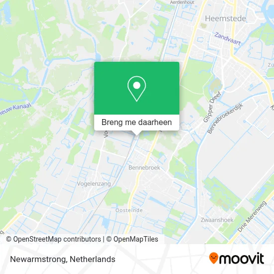 Newarmstrong kaart