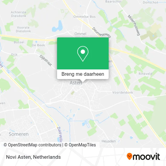 Novi Asten kaart