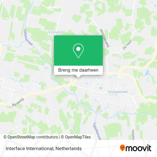 Interface International kaart