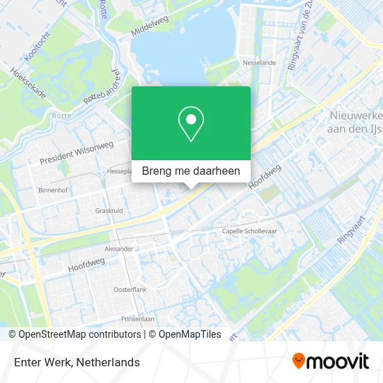 Enter Werk kaart