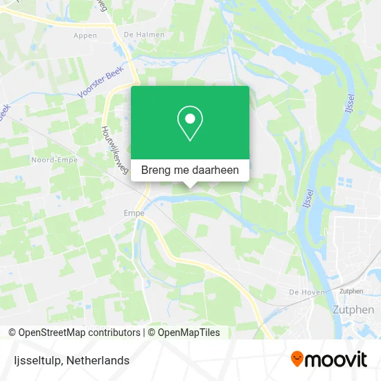 Ijsseltulp kaart
