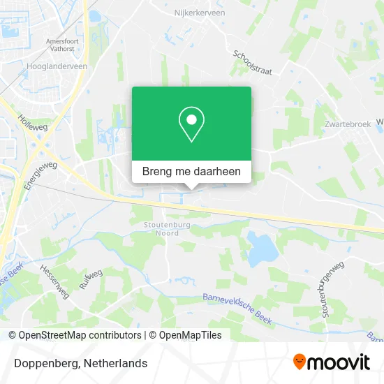 Doppenberg kaart