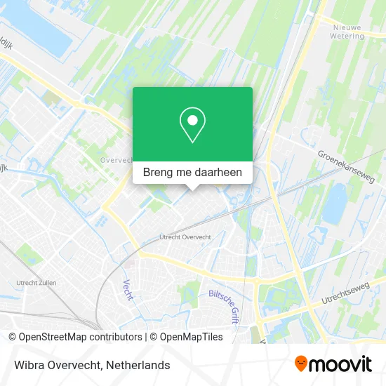 Wibra Overvecht kaart