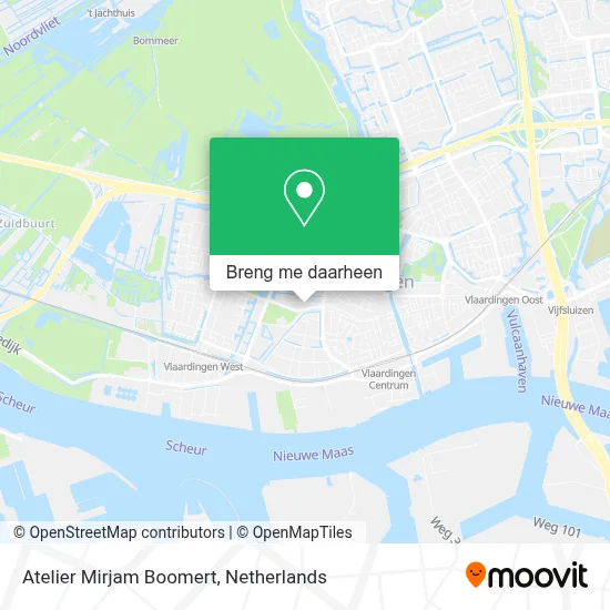 Atelier Mirjam Boomert kaart