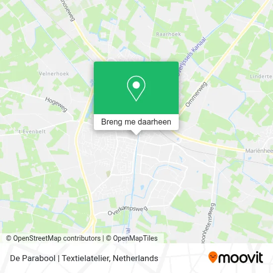 De Parabool | Textielatelier kaart