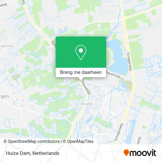 Huize Dam kaart
