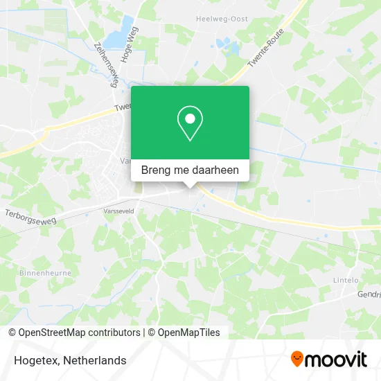 Hogetex kaart