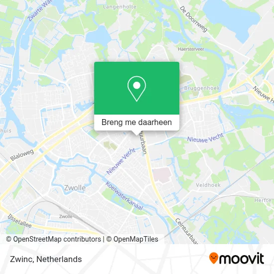 Zwinc kaart