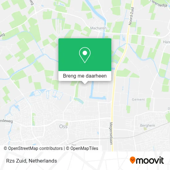 Rzs Zuid kaart