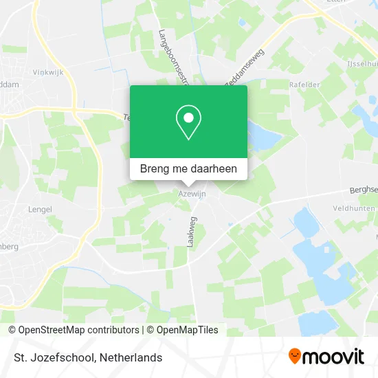 St. Jozefschool kaart