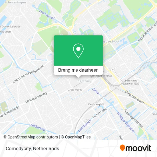 Comedycity kaart