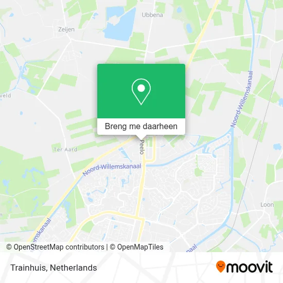 Trainhuis kaart