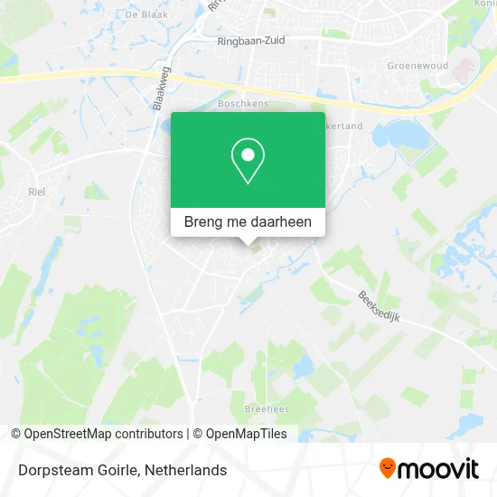 Dorpsteam Goirle kaart