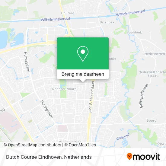 Dutch Course Eindhoven kaart