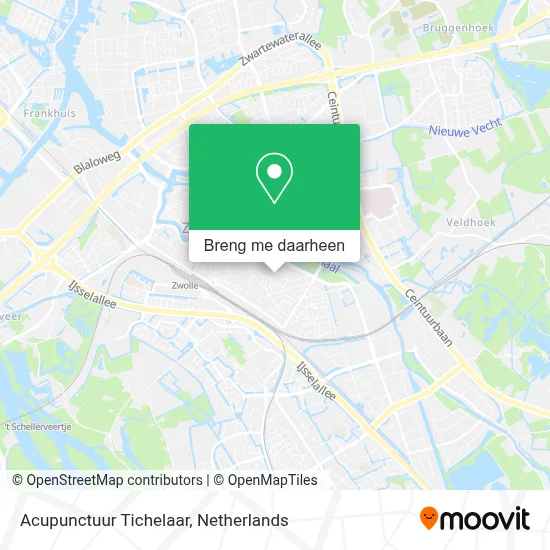 Acupunctuur Tichelaar kaart
