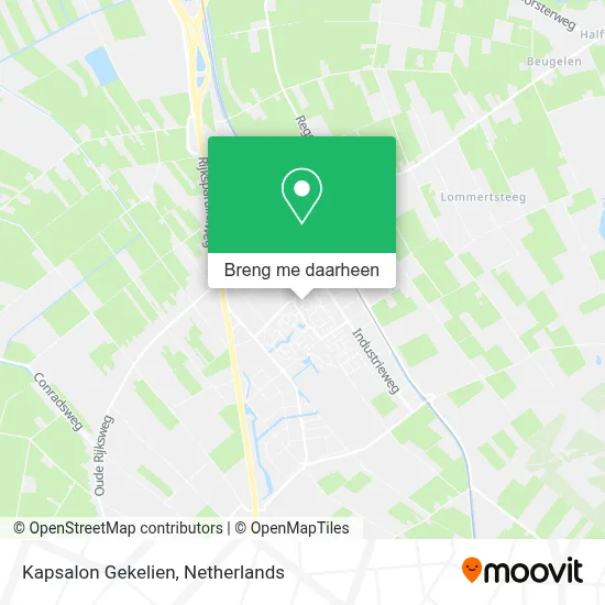 Kapsalon Gekelien kaart